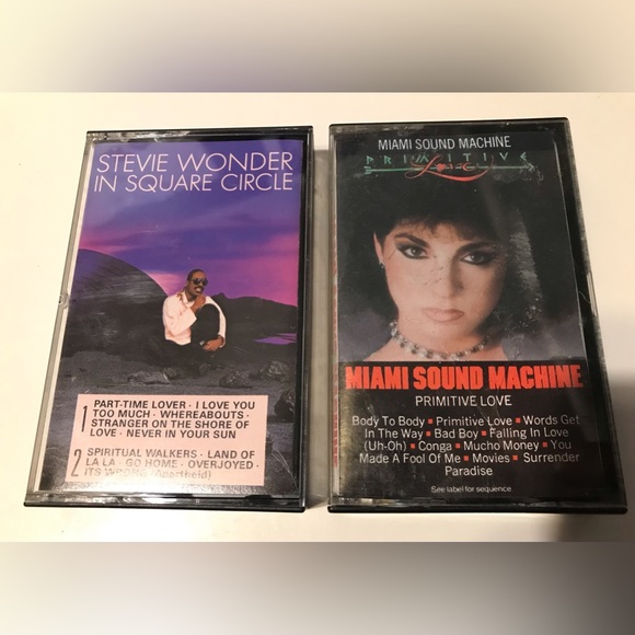 LOT of 9 Vintage 1980s Cassette Tapes Miami Sound Stevie Wonder Jackson DeBarge - Picture 7 of 13